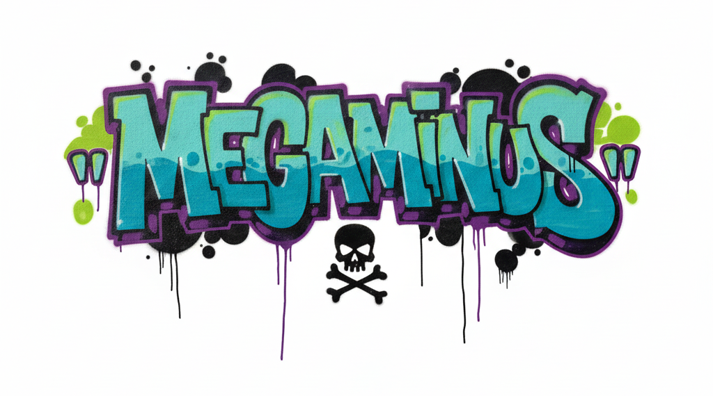 Megaminus Graffiti Logo